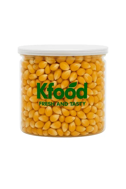 Popcorn kernels 500g in a jar