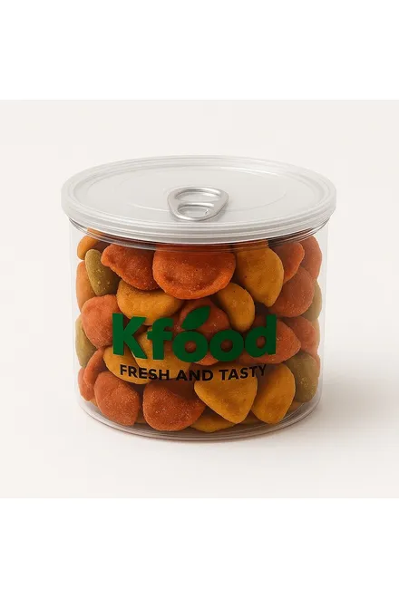 Spicy coated nut mix 200g in a jar