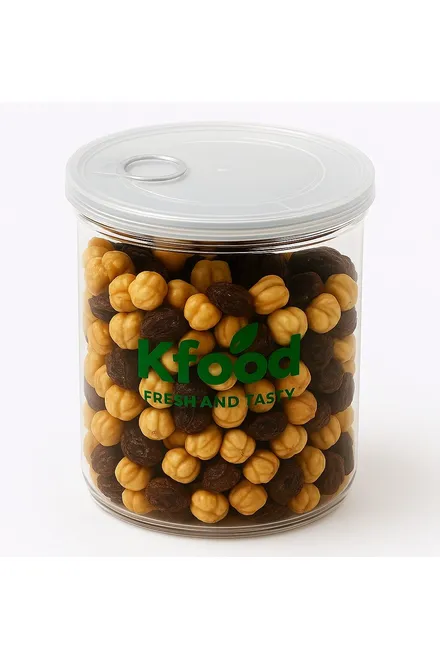 Roasted chickpeas & raisins 300g in a jar